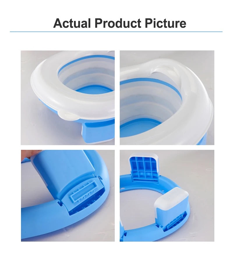 Réducteur de Toilette pot de chambre Pliable pour Enfant – Confort & Sécurité à Portée de Main