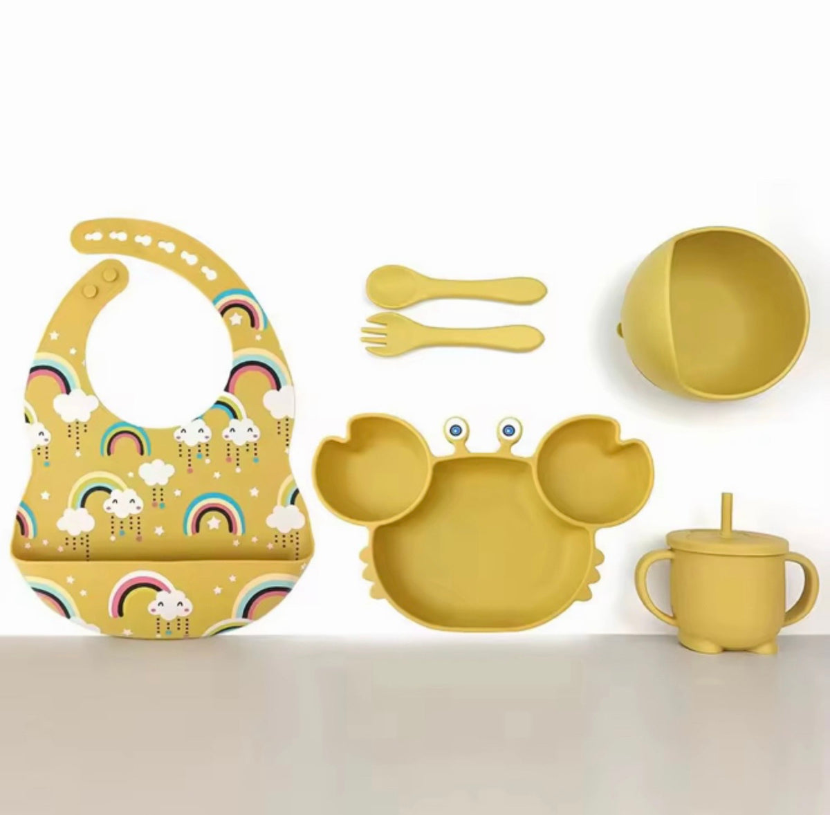 Ensemble repas silicone 6 pcs