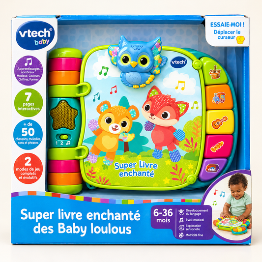 🎵 VTech Baby – Super Livre Enchanté des Baby Loulous
