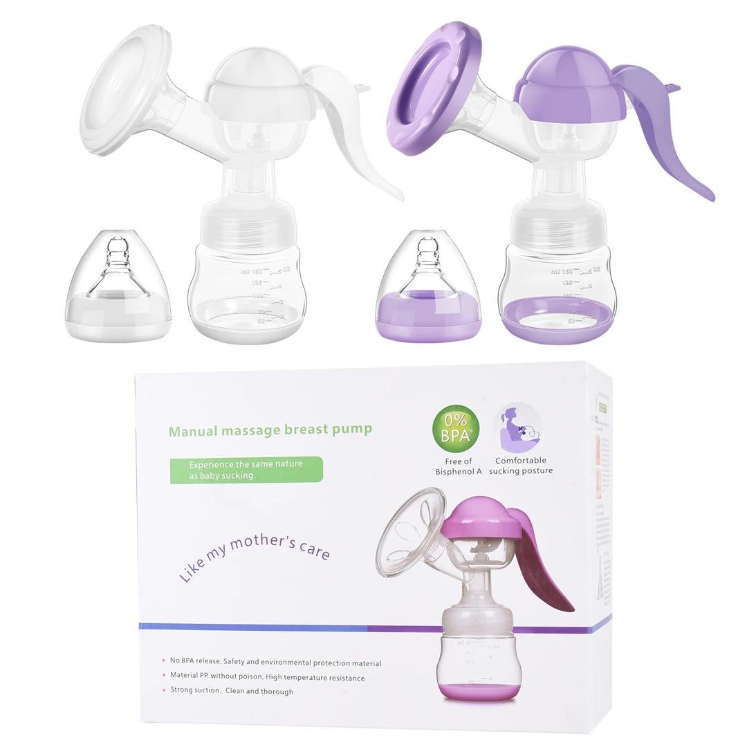 Tire-Lait Manuel – Compact, Silencieux et Efficace – Allaitement Confortable – Sans BPA*