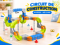 Circuit de voitures de construction 94 pièces – Circuit modulable pour enfant dès 3 ans