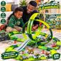 🦖 Piste de dinosaures avec circuit looping – 235 pièces
