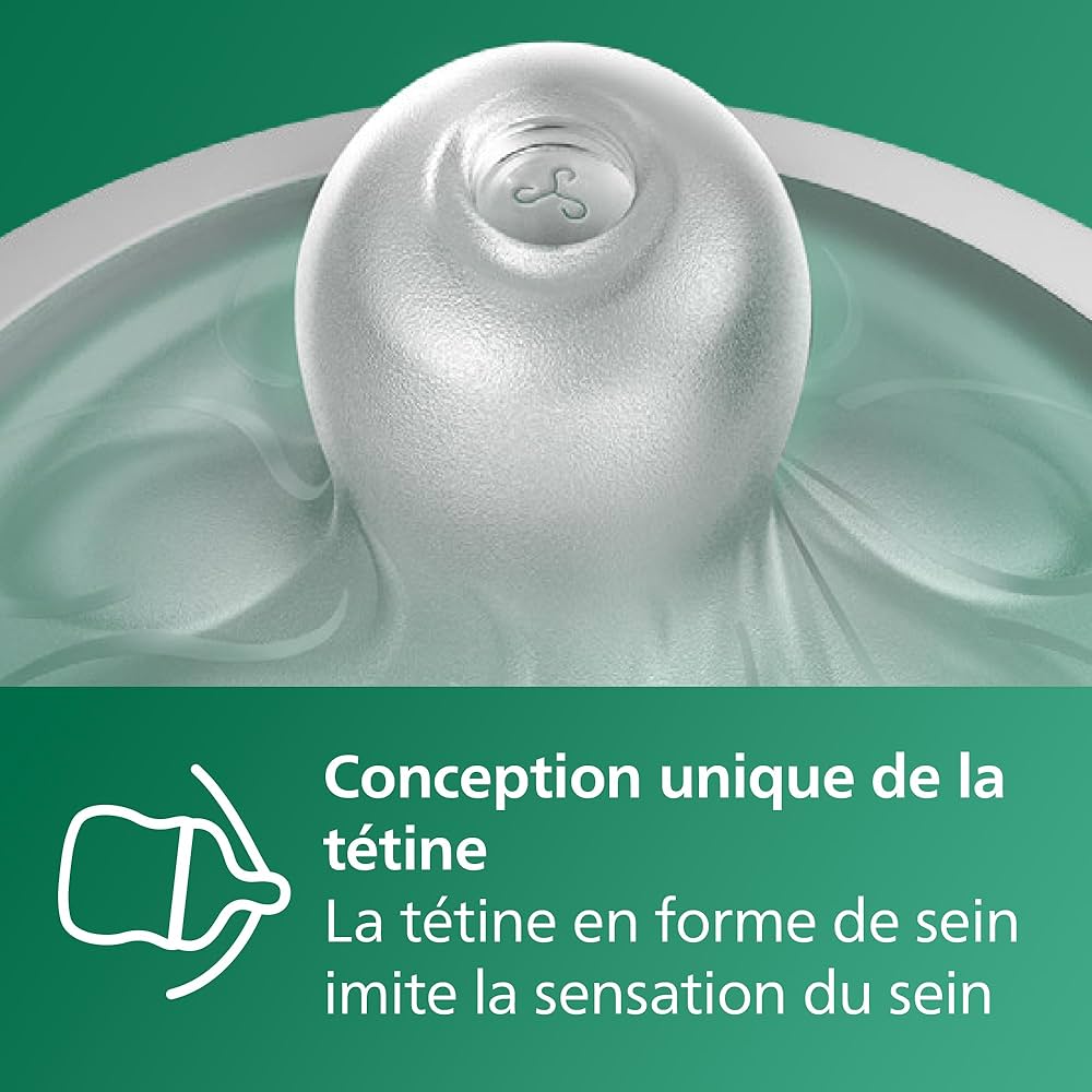 Philips Avent – Coffret Naissance Verre Natural Response – Kit Nouveau-Né – Verre Pur –Sans BPA