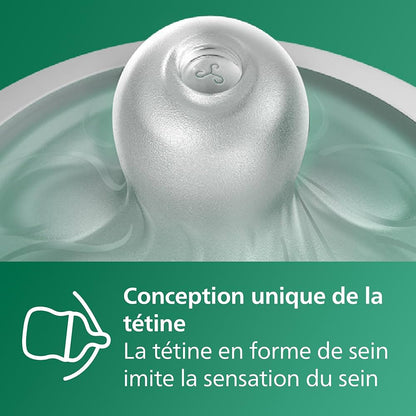 Philips Avent – Coffret Naissance Verre Natural Response – Kit Nouveau-Né – Verre Pur –Sans BPA