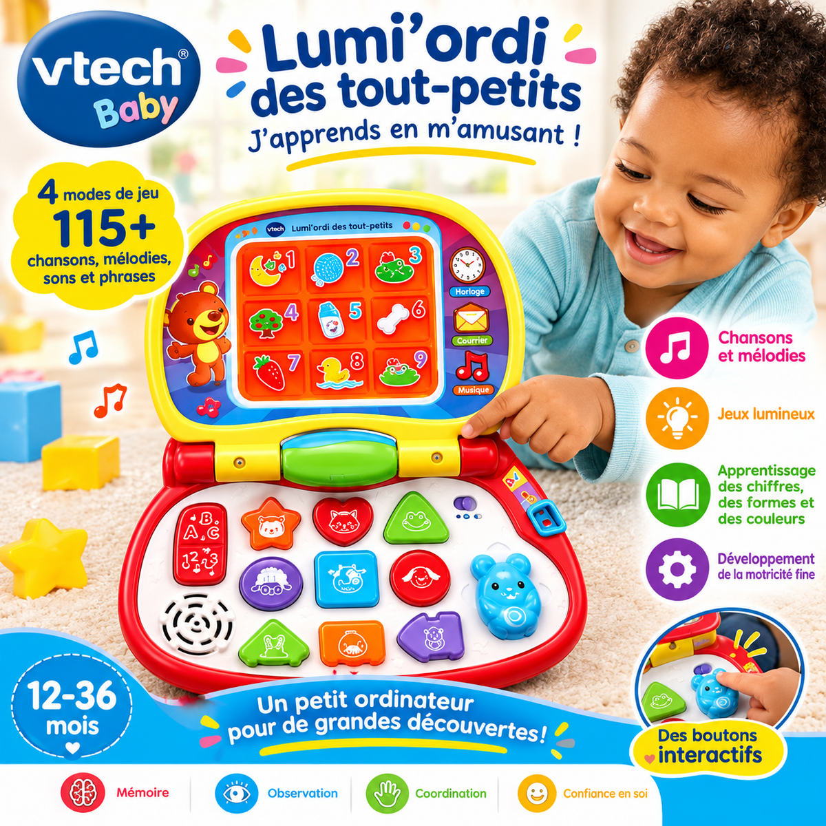 Lumi ordi des tout-petits 6mois + à  36 mois