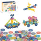 Ensemble de jouets éducatifs à bas prix pour enfants, blocs de construction amusants, particules de jouets, cubes numériques, blocs de bricolage, avec boîte de couleurs