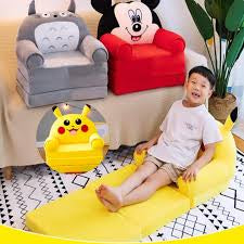 Fauteuil Enfant Pliable 2-en-1 – Confort Fun au Quotidien
