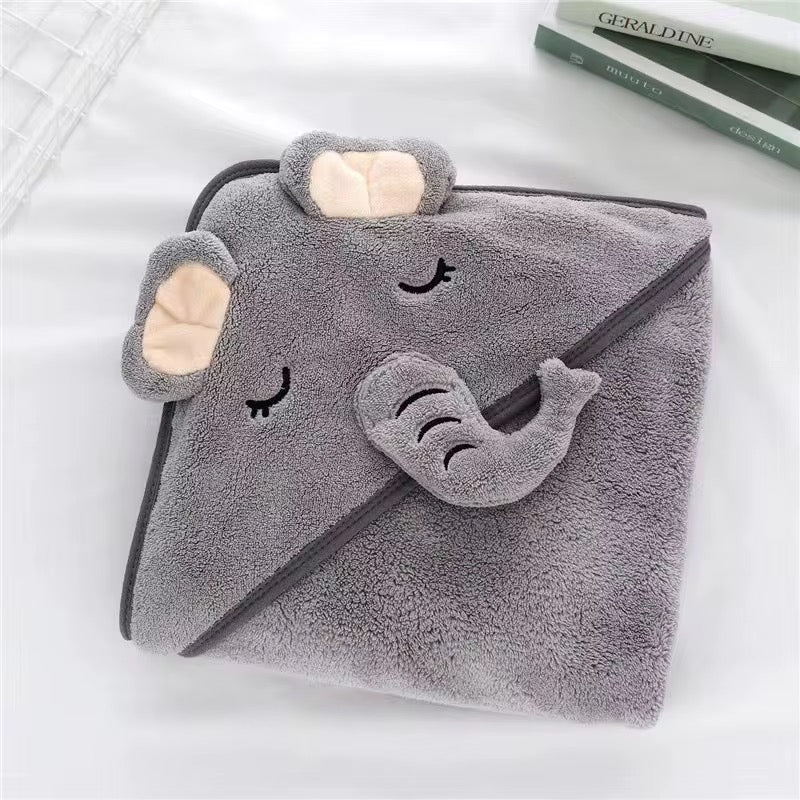 Serviette Cape de bain  design animal