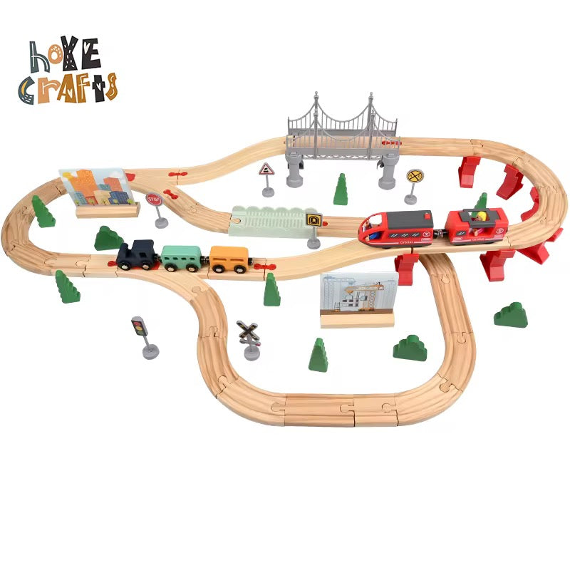 Set de rail en bois 'L'Aventure'
