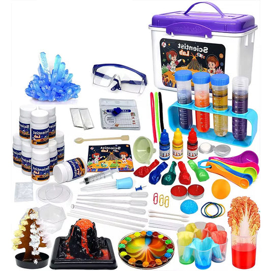 véritable laboratoire scientifique avec ce kit d'expériences