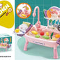 cuisine interactive miniature avec évier fonctionnel