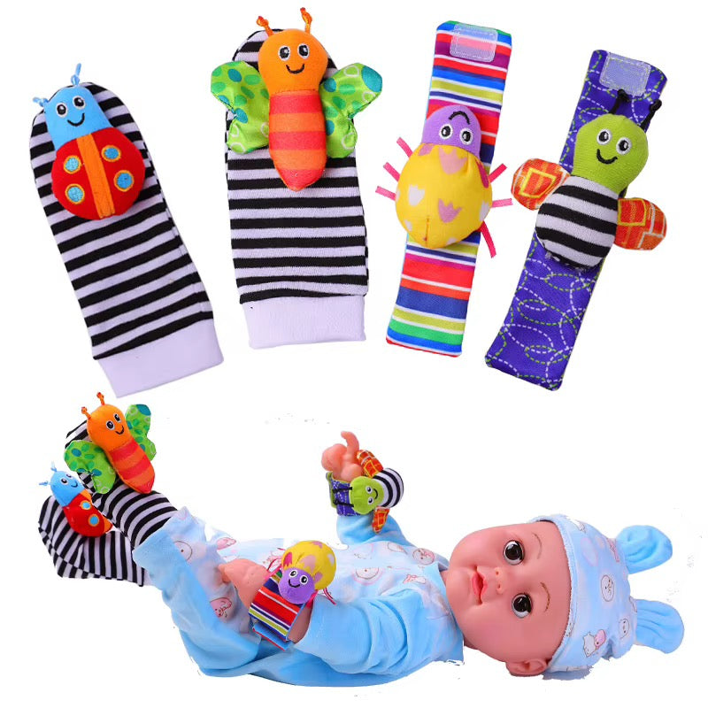 Hochet de Poignet &amp; Chaussettes Sonores pour Bébé