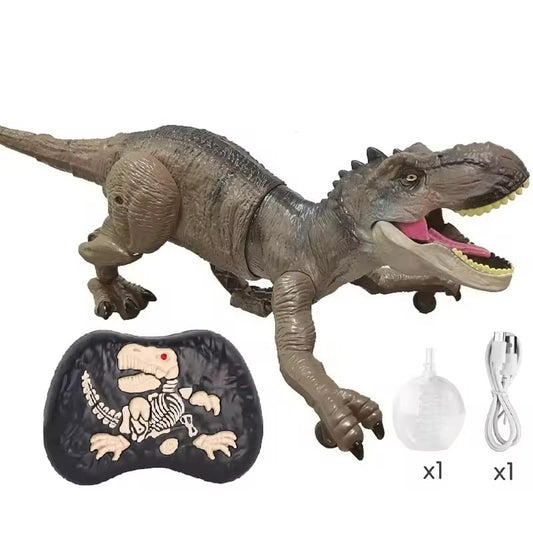 dinosaure télécommandé ultra-réaliste , mobile crachant du feu