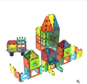 60 pièces Tuiles Blocs magnétiques de construction