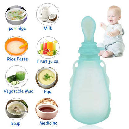 Gourde d’alimentation et de conservation bébé 2-en-1 – Embouts interchangeables