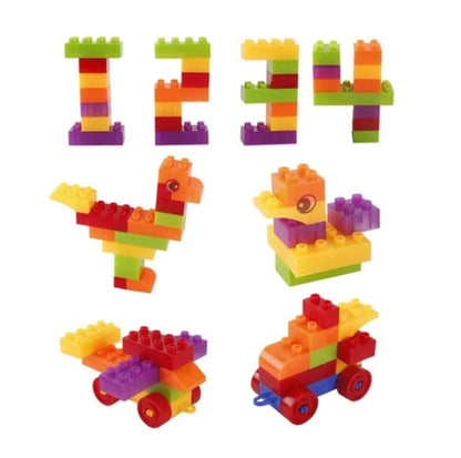 petit  sac Chariot de Blocs de Construction pour Enfants – Jeu Éducatif et Créatif