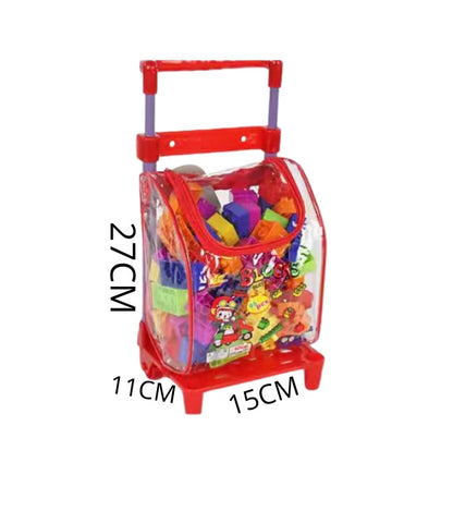 petit  sac Chariot de Blocs de Construction pour Enfants – Jeu Éducatif et Créatif