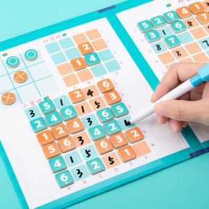 Livre magnetique  jeu éducatif en bois apprentissage de la fraction
