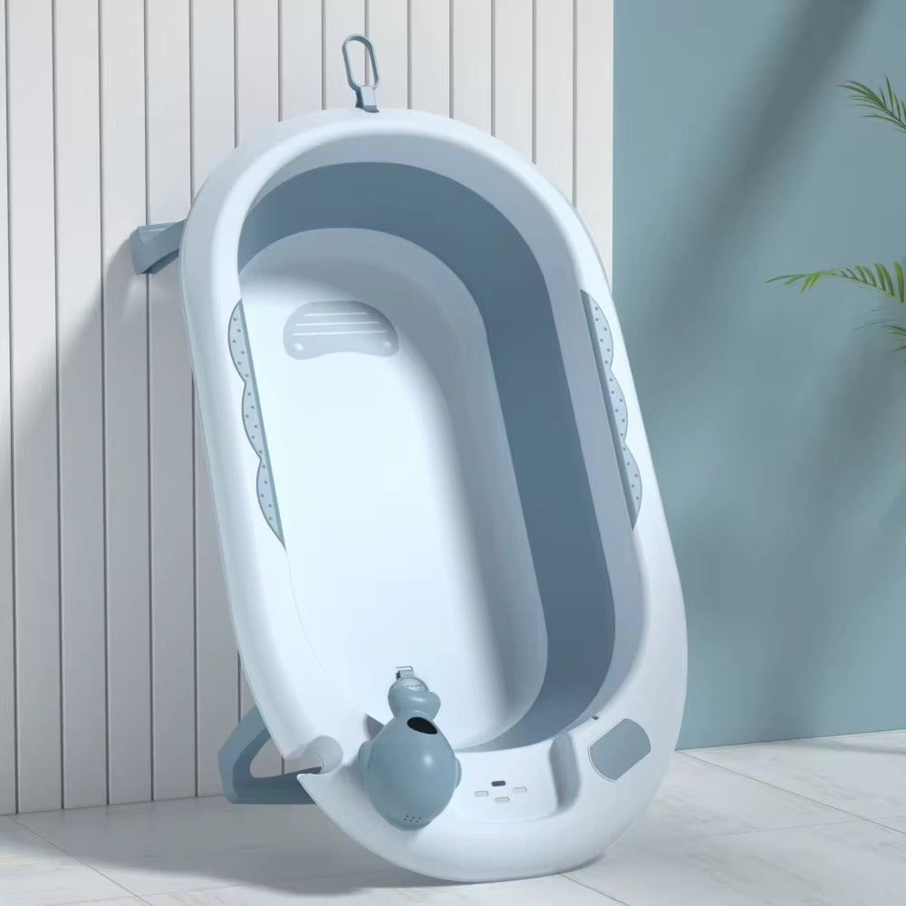 🛁 Baignoire pliable pour bébé avec thermomètre   Confort ; sécurité dès la naissanc