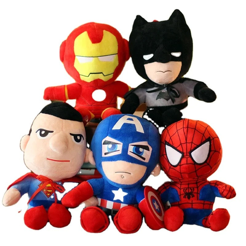 Peluche enfant super héros garçon 45 cm