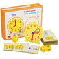 Kit d'Apprentissage de l'Heure – Horloge Éducative pour Enfants