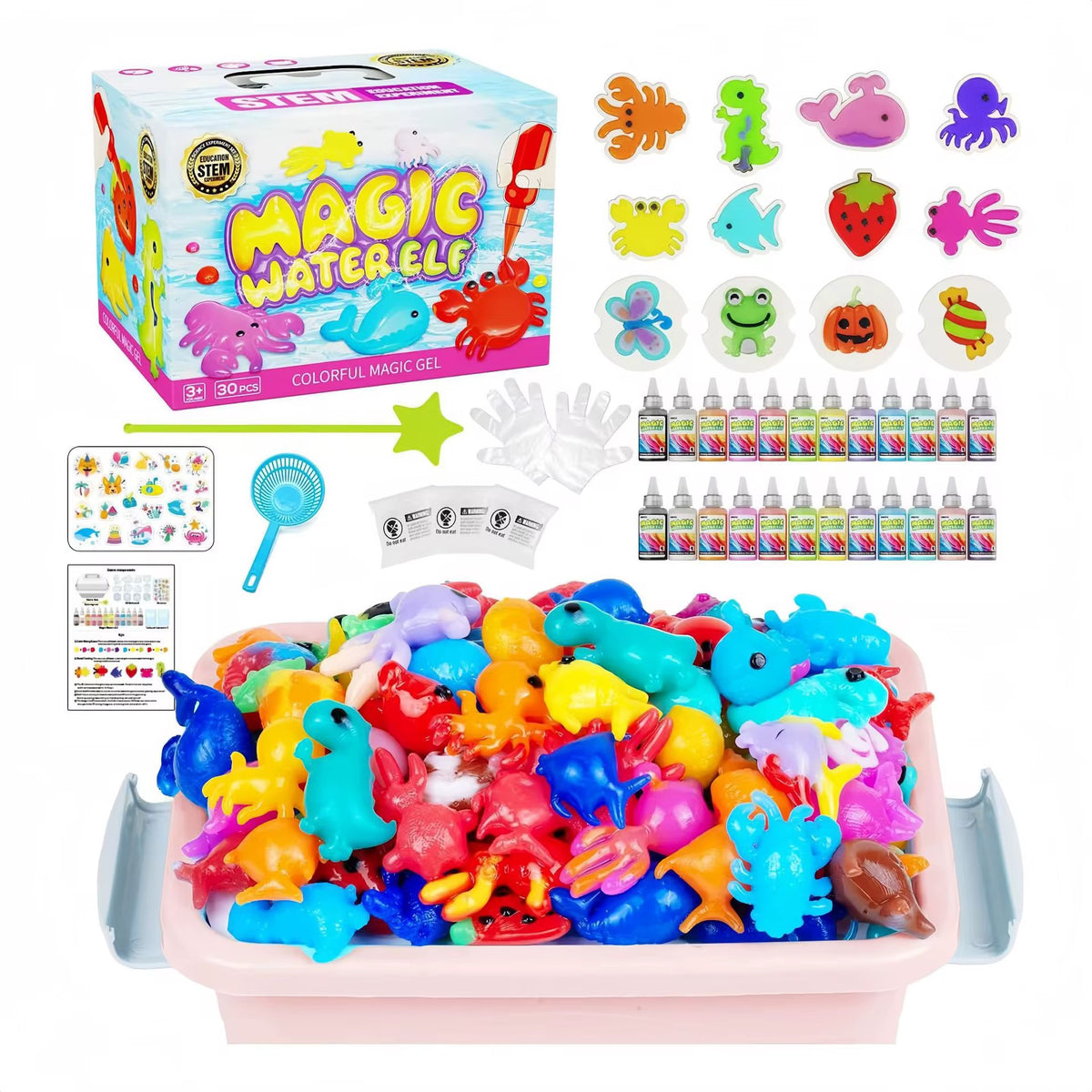 Kit Créatif Magic Water Elf™ – Créez Vos Propres Créatures Magiques en 3D !