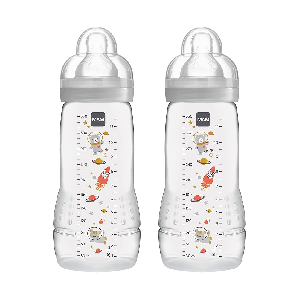 MAM Lot de 2 biberon  4 mois +, 2 unités de 330 ml (Copie)