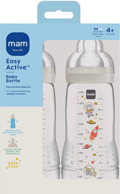 MAM Lot de 2 biberon  4 mois +, 2 unités de 330 ml (Copie)