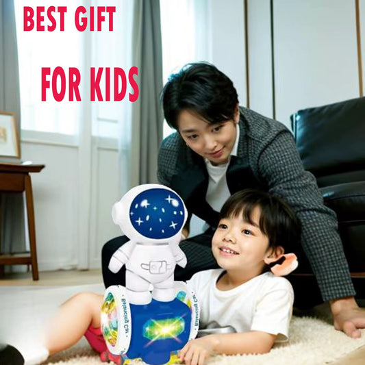 Jouet Astronaute Lumineux Musical – Projecteur Rotatif pour Enfants