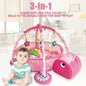 Tapis d’éveil douillet ROSE  + 30 balles