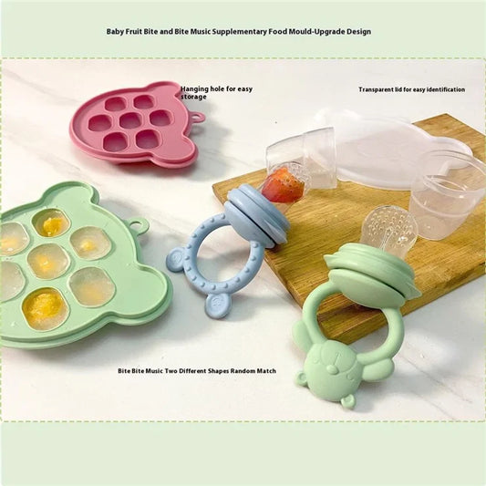 Tetine Grignoteuse bébé - sans BPA+ moule à glace SOULAGE DENTITION