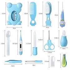 kit  Trousse de Premiers Soins Pour Bébé - 13  Accessoires  ROSE  OU BLEU