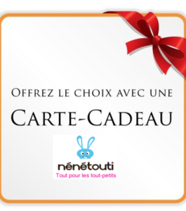 carte cadeaux NENETOUTI