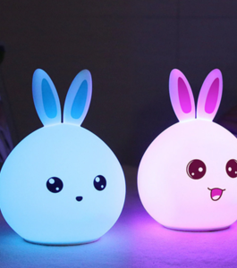 Veilleuse Led Lapin Tactile – Led Multicolore.
