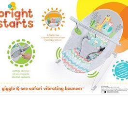 Bright Starts, Transat avec Vibrations Giggle & See Safari™