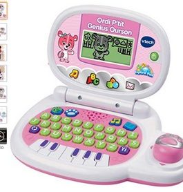 Ordinateur Vtech Petit Genius Ourson Rose