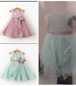 Robe fleur fille