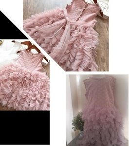 Robe saumon fille