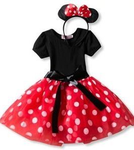 Robe avec serre tête Minnie Mouse