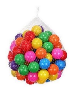 100 balles multicolore balle plastique