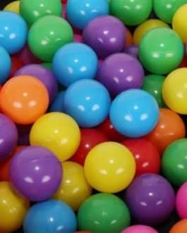 100 balles multicolore balle plastique