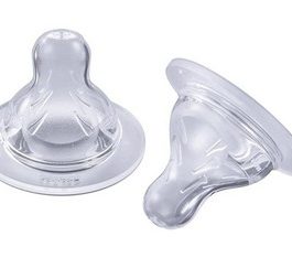 MAM Lot de 2 Tétines anatomiques en Silicone, Débit X, à partir de 6 mois