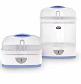 Chicco – Stérilisateur Biberons Électrique 2 en 1, Blanc jusqu’à 6 Biberons de 330 ml, Blanc