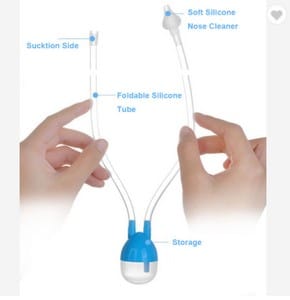 aspirateur nasal - vide glaire tube - NENETOUTI