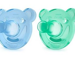 Philips Avent – SCF194/01 – Lot de 2 sucettes Soothie (3-18m), Blue/Green