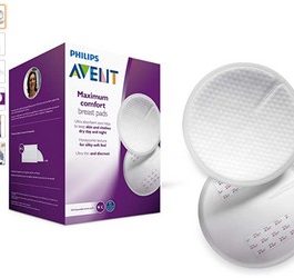 Philips Avent  –  24 coussinets d’allaitement jetables – jour et nuit