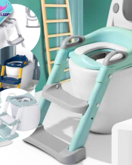 Réducteur  Siege de Toilette Enfant Pliable et Réglable de 2 à 7 Ans – Antidérapante