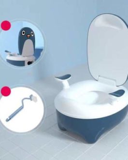Pot  Toilette Portable Design Amusant pour Enfant avec Poignée Antidérapant (3 couleurs disponible)