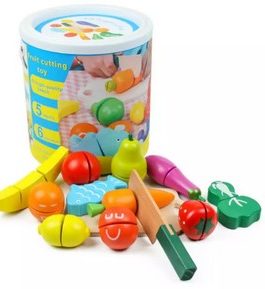 découpe  fruits et légumes jouets en bois pour enfants (Copie)