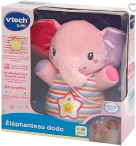 VTECH BABY – Veilleuse Elephanteau Dodo Rose
